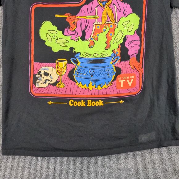 Steven Rhodes Men's Devouring Your Soul T-Shirt Black Medium Short Sleeve Cotton - Picture 5 of 12